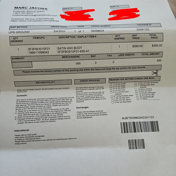 Satin Marc Jacobs Kiki Pink Platform Boots - Picture 7 of 7